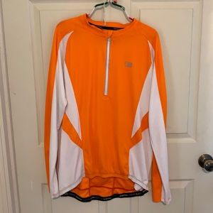 Nishiki Cycling Bicycle Mens Large 3/4 zip pullover